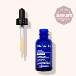 ODACITE BRIGHTENING SERUM VITAMIN C & E + HYALURONIC ACID 30ml BRAND NEW IN BOX